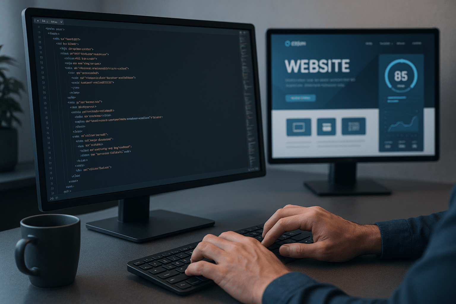création site web - illustration