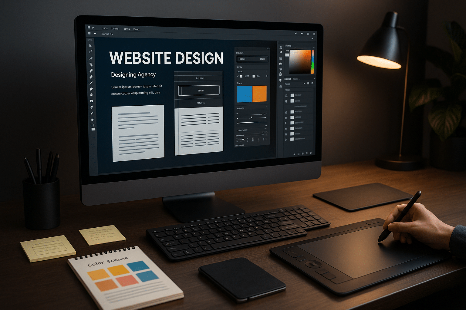 création site web prix - illustration